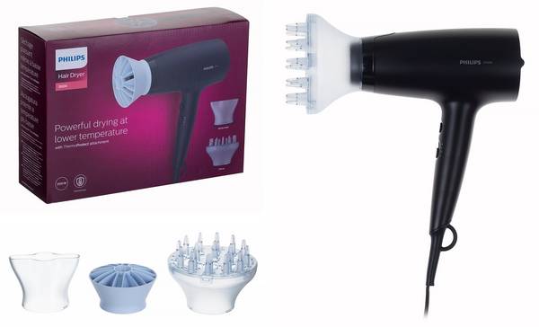 Philips BHD360/20 ASCIUGACAPELLI THERMOSHIELD SERIE 3000 2100W ACCESSORIO DIFFUS.