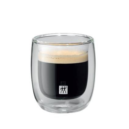 Zwilling 39500-075-0 Bicchieri espresso Sorrento doppia parete, 2x80 ml-1