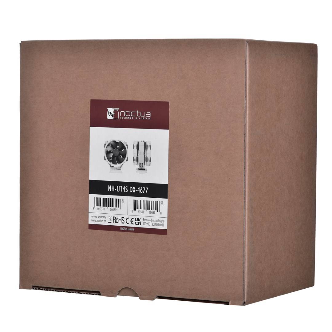 Noctua NH-U14S DX-4677 NH-U14S DX-4677 Processore Raffreddatore d'aria 14 cm Marrone, Marrone chiaro, Argento (LÃƒÆ’Ã‚Â¼-4