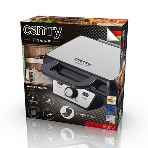 Camry CR 3046 Waffeleisen 2 Waffel(n) Schwarz 1000 W (CR 3046)-4