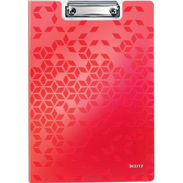 Cartella Leitz Klembrett Wow 4199 Din A4 Red-0