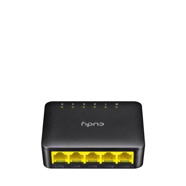 cudy GS105D Cudy GS105D switch di rete Gigabit Ethernet (10/100/1000) Nero Switch di rete