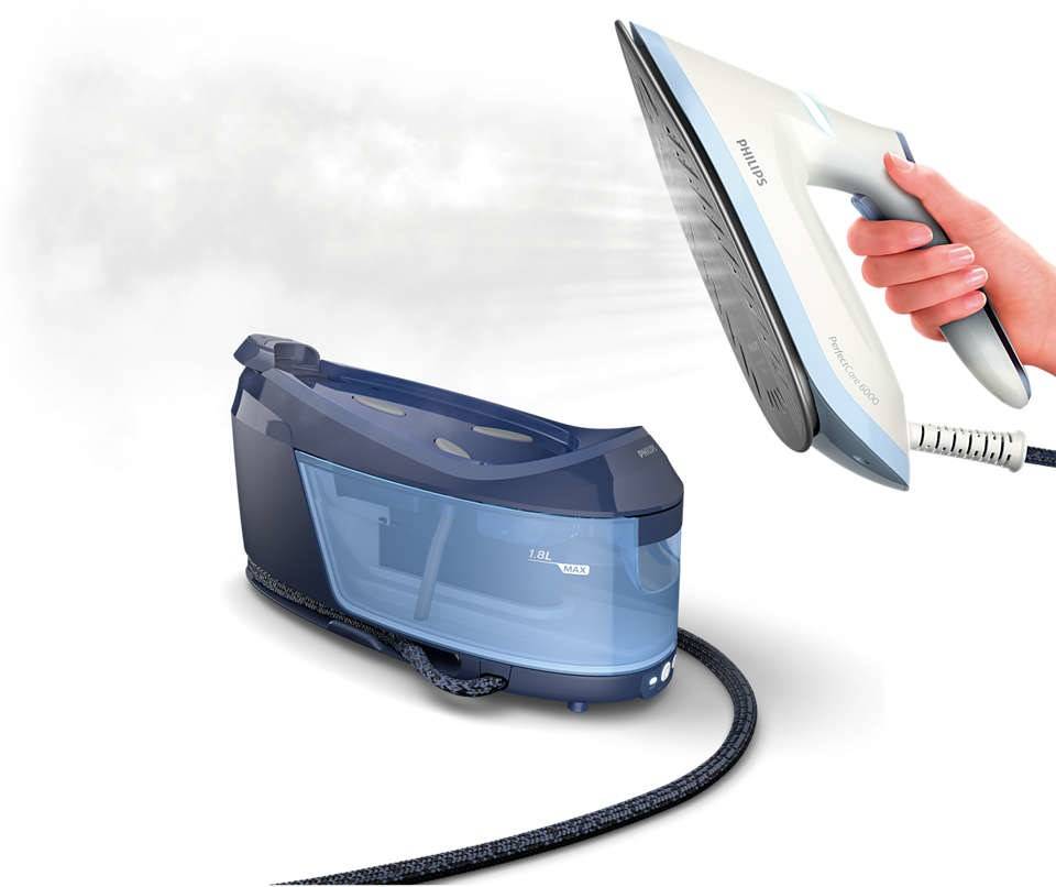 Philips 6000 series PerfectCare PSG6026/20, Ferro da stiro generatore di vapore, 2400W, 1.8L-1