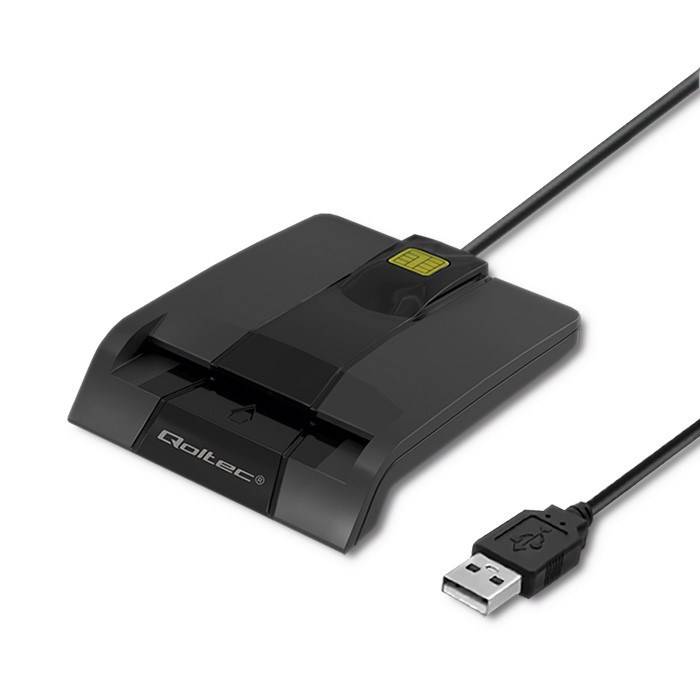 Qoltec SCR-0634 SMART chip card reader-6
