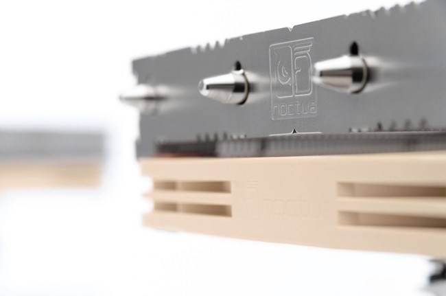 Noctua nh-l12s sistema di raffreddamento per computer processore refrigeratore 12 cm beige, nichel-2