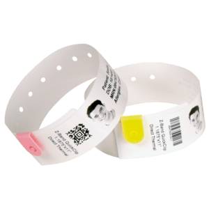 ZEBRA Z-BAND SPLASH WRISTBAND25X254M-1