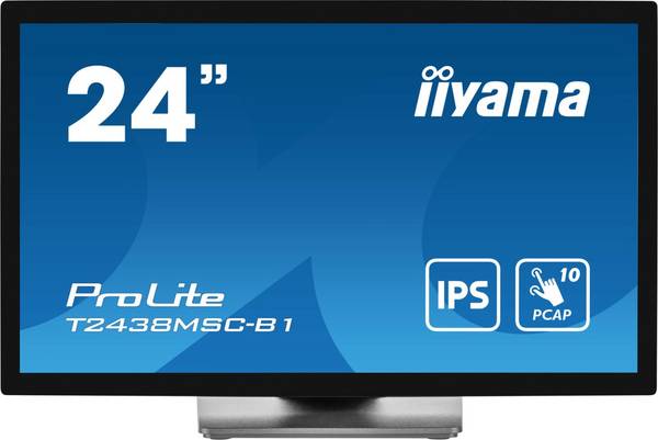 Iiyama Flachbildschirm (TFT/LCD) Monitor ERP: E (A - G)  60.5 cm (23.8 pollici) 1920 x 1080 Pixel 16:9 5 ms DisplayPort IPS LED