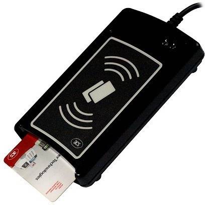 ACS ACR1281S-C1 DualBoost II Smart-Card-Lesegerät USB RS-232 Schwarz (ACR1281S-C1ACSA)-0