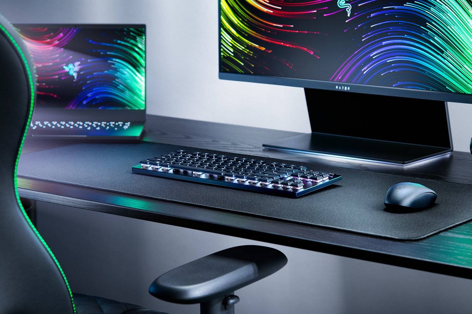 Razer RZ03-04370400-R3G1 tastiera USB + RF Wireless + Bluetooth QWERTY Tedesco Nero-3