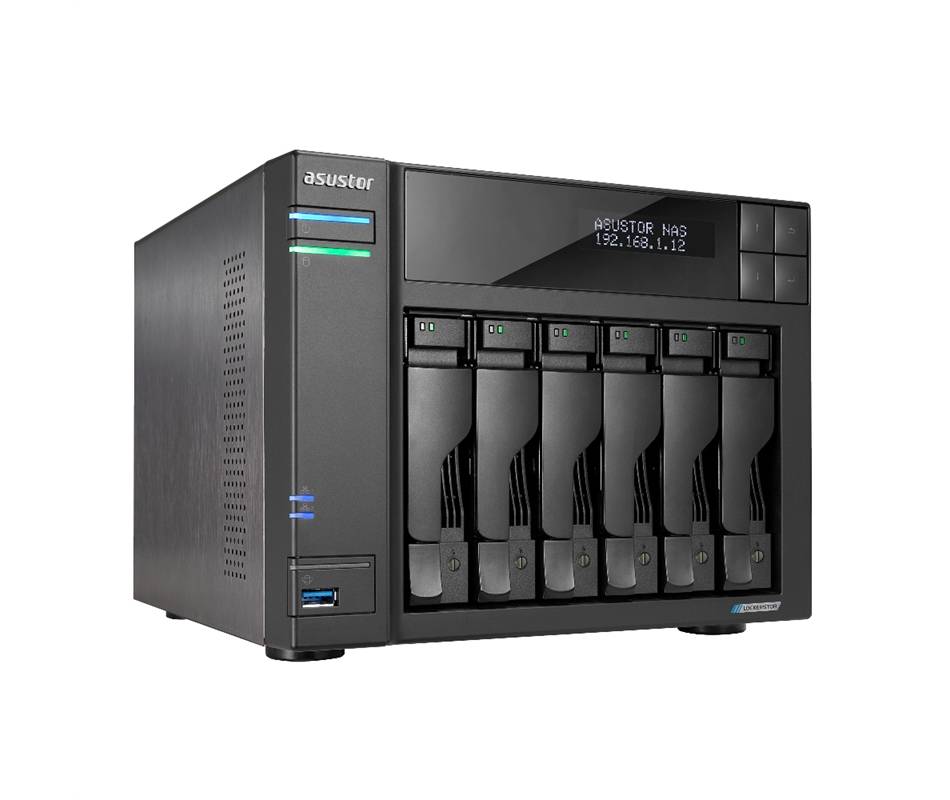 Asustor LOCKERSTOR 6 NAS Desktop Collegamento-1