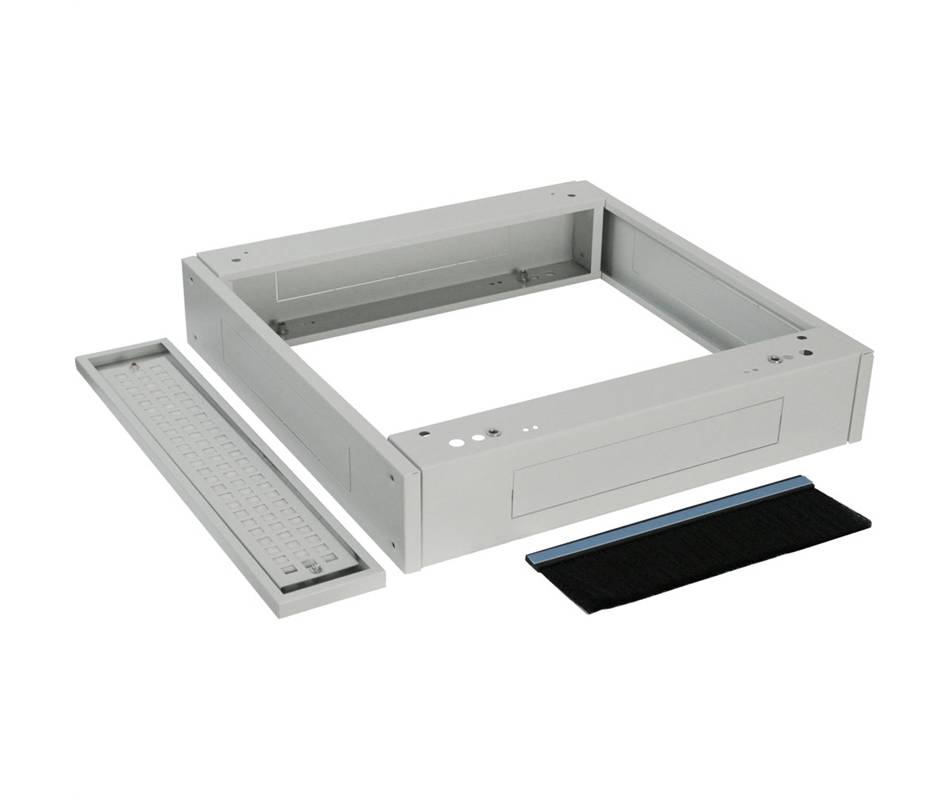 Triton RAC-PO-X81-XN Base Rack 19" 800x1000x120, max 400Kg, passacavi, grigio-6
