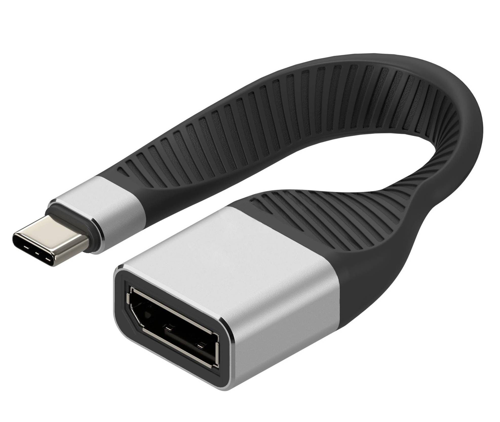Cavo Corto Piatto USB-C™ Maschio a Displayport Femmina FPC 13,1 cm-5