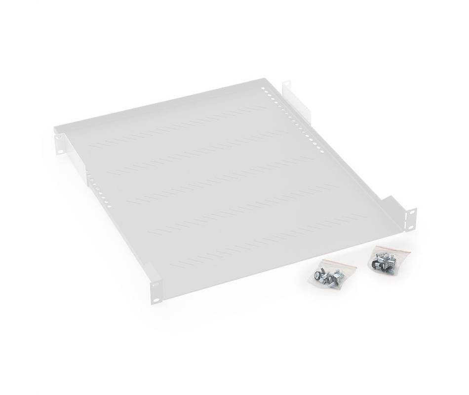 Triton 19" Fachboden gelocht, T750mm, max. 40kg, lichtgrau-5