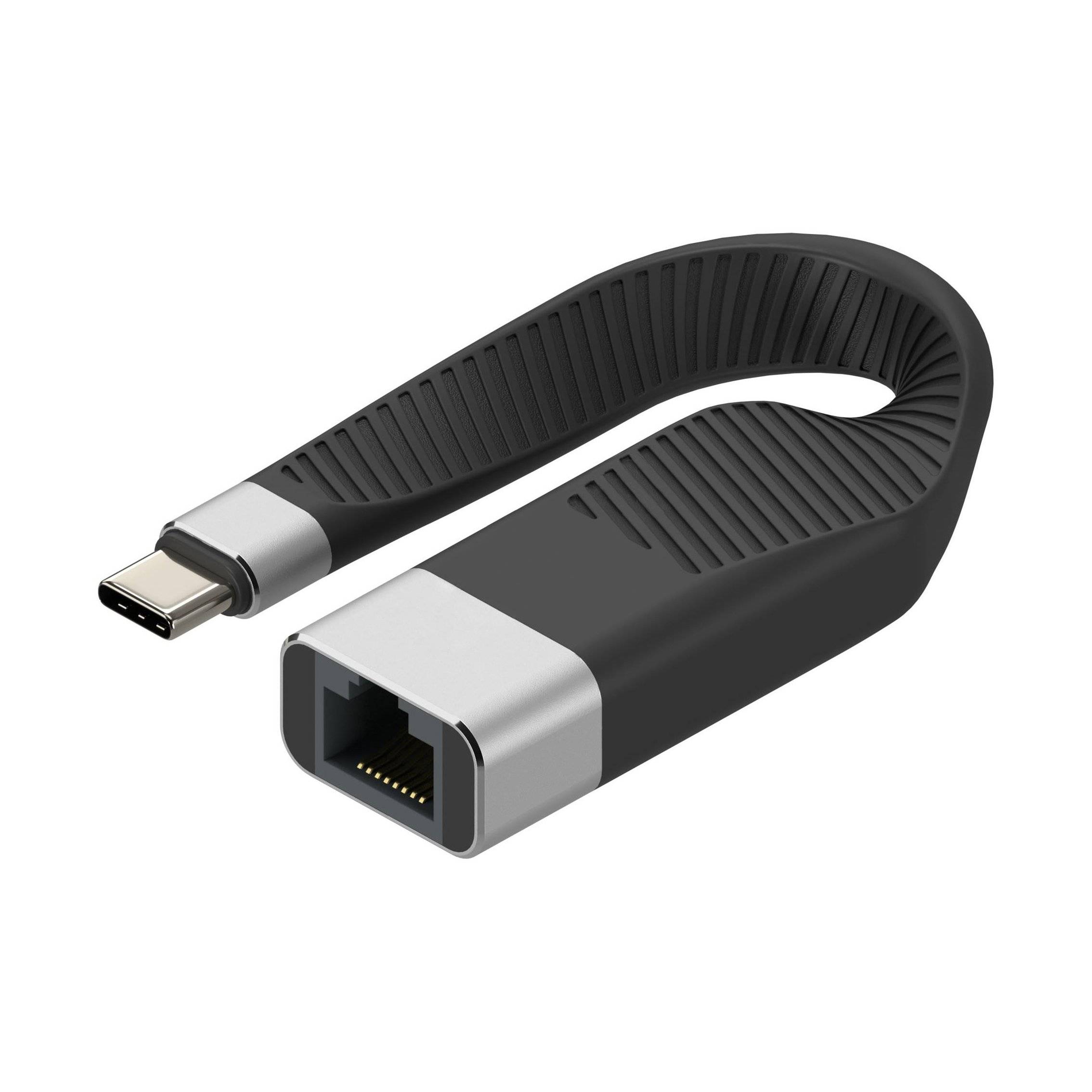 Cavo Corto Piatto USB-C™ Maschio a RJ45 Femmina FPC 14,4 cm-4