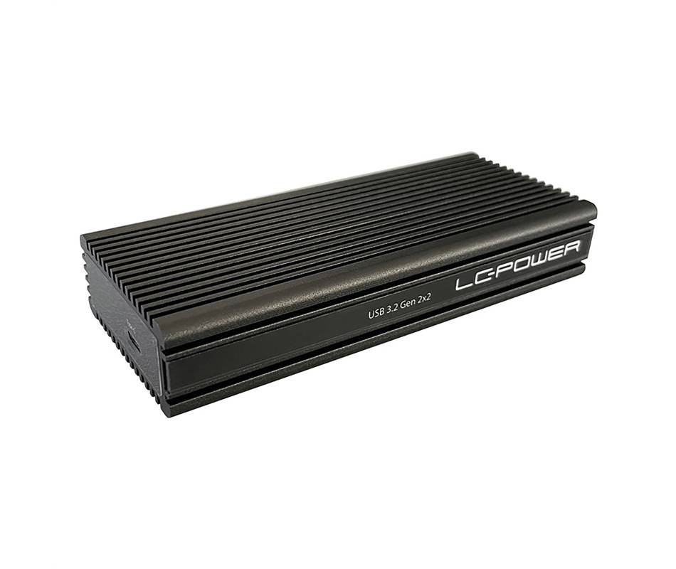 Custodia LC-POWER USB-C per un NVMe USB32 Gen 2x2-5