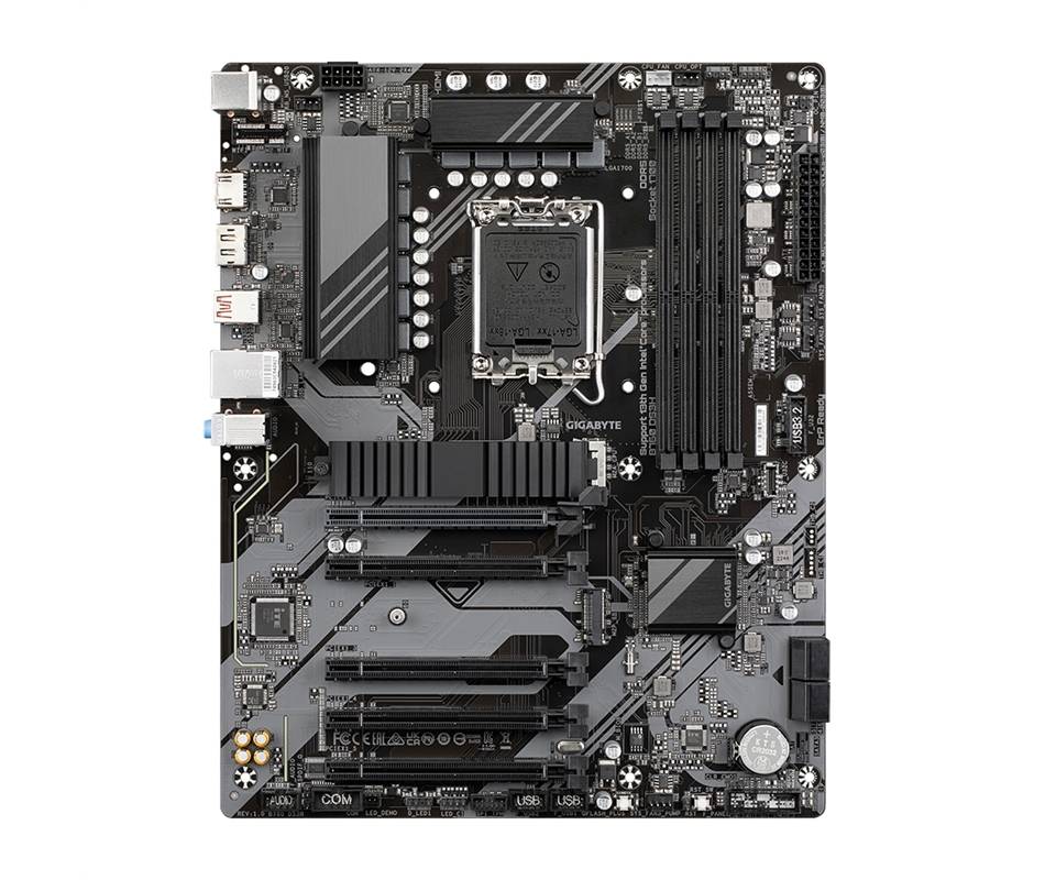 Gigabyte B760 DS3H - Intel - LGA 1700 - Intel® Celeron® - Intel® Core™ i3 - Intel® Core™ i5 - Intel® Core™ i7 - Intel® C-6