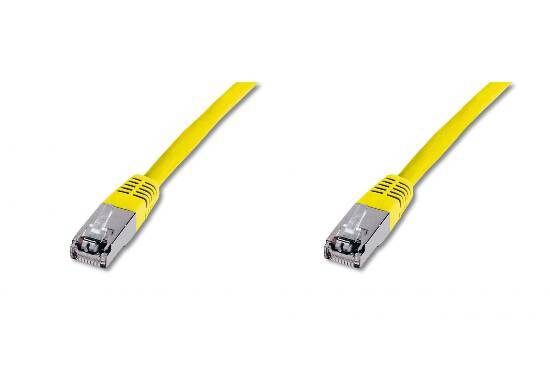 Cavi patch di rete ethernet 4x2 AWG 26/7 F/UTP con 2 connettori schermati RJ45 8-1