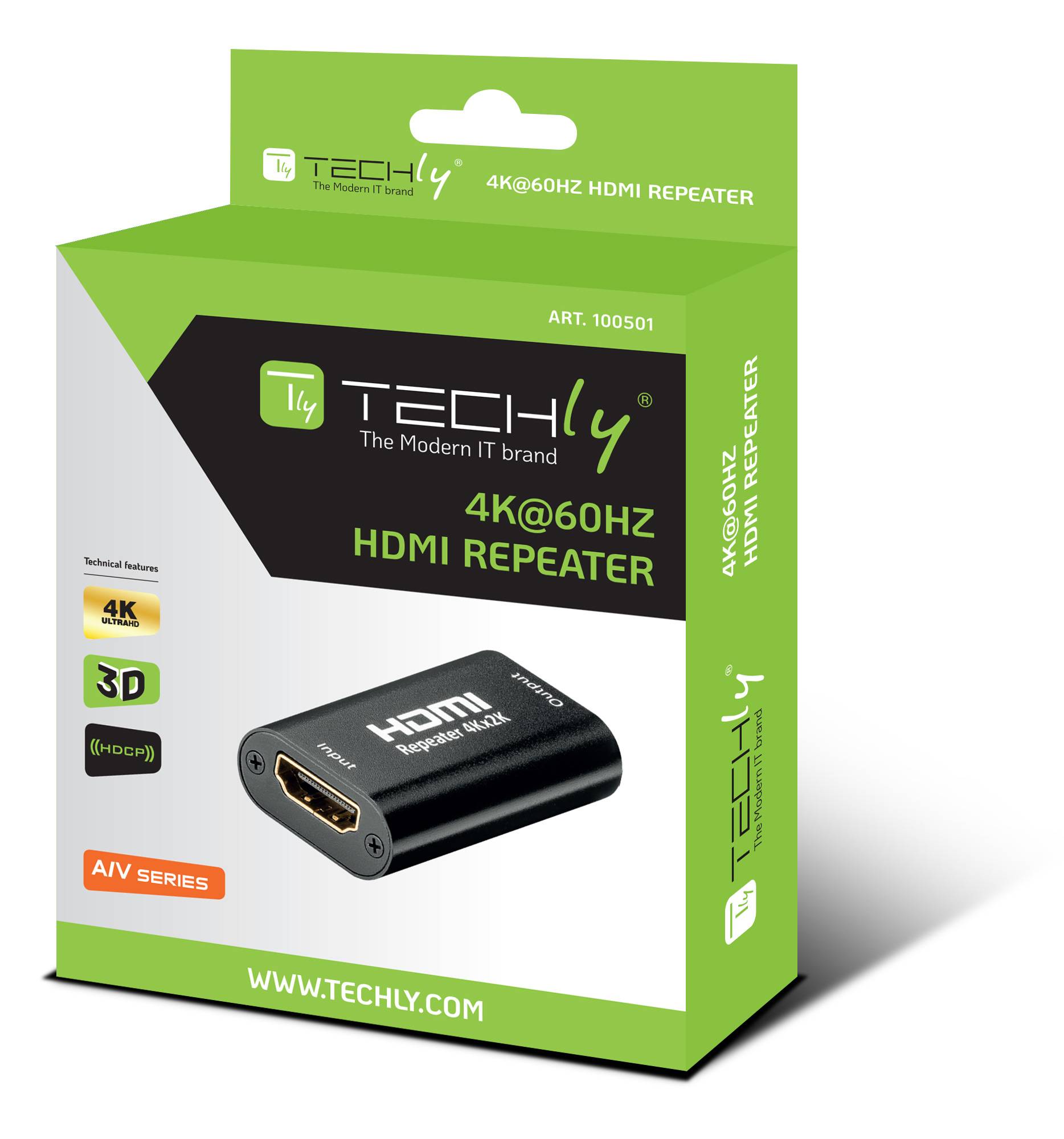Repeater HDMI 2.0 4K@60Hz 3D HDCP Fino a 40m-1