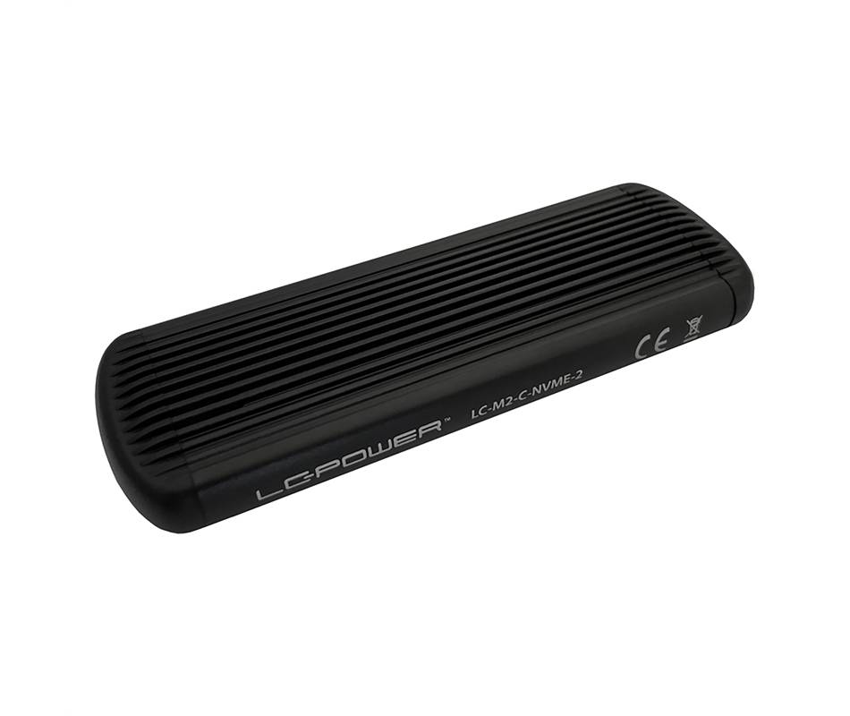 LC-Power LC-M2-C-NVME-2 Box SSD M.2 NVMe, USB 3.2 Gen.2x1, nero-5