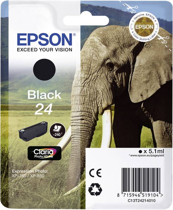 Epson Cartuccia 24 Originale  Nero C 13 T 24214010