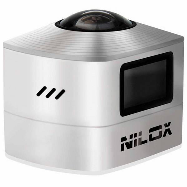 Nilox Evo360 Videocamera 360° Action Cam Fotocamera Pov Live Full Hd 30fps 8mp
