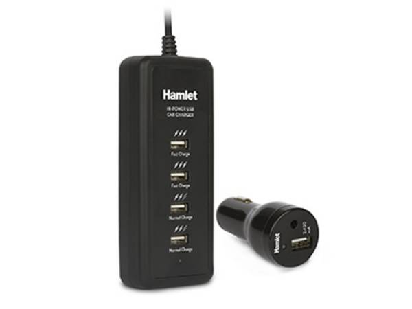 ALIMENTATORE USB X AUTO 4+1 40W