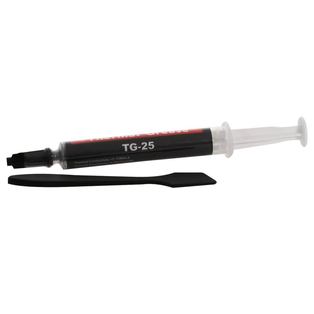 PASTA DISSIPAZIONE CALORE ITEK TG-25 - SIRINGA DA 2g CON SPATOLA, GRAY - ITTP2G5S-2
