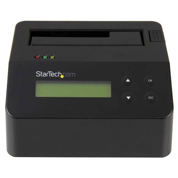 e Sanificazione per HDD/SSD SATA II, 9 ModalitÃ  di Cancellazione - Display LCD, Porta Stampante DB-9 - TAA (SDOCK1EU3P)-2