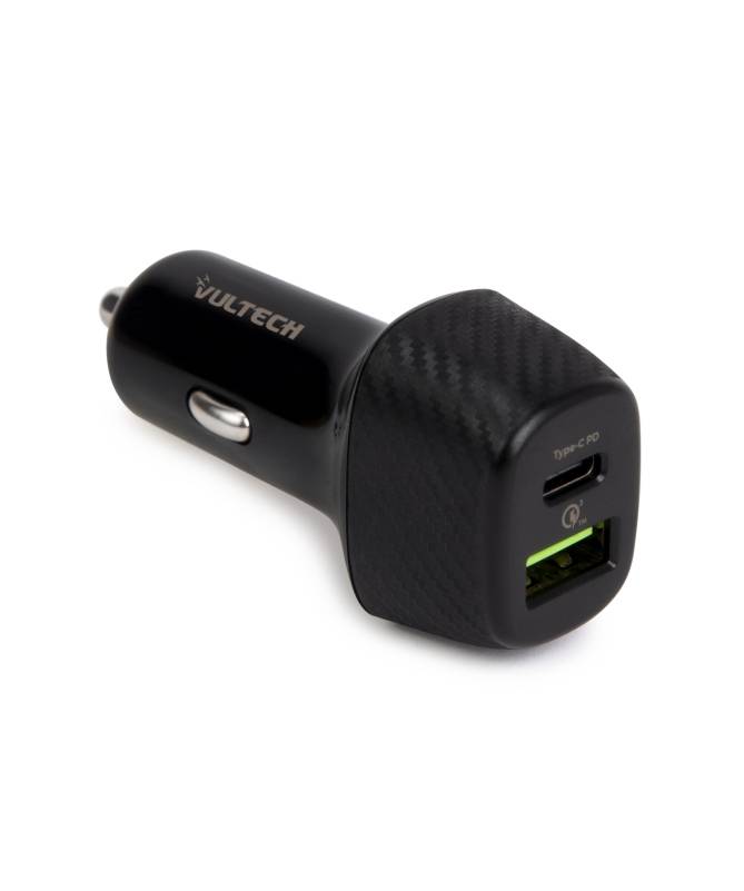 CARICATORE CARICABATTERIA DA AUTO RAPIDO PER SMARTPHONE/TABLET USB 3.0 QUICK CHARGE (CA-3QP)-0