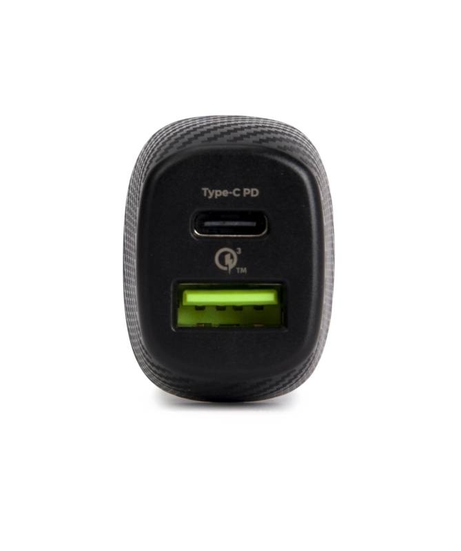 CARICATORE CARICABATTERIA DA AUTO RAPIDO PER SMARTPHONE/TABLET USB 3.0 QUICK CHARGE (CA-3QP)-2