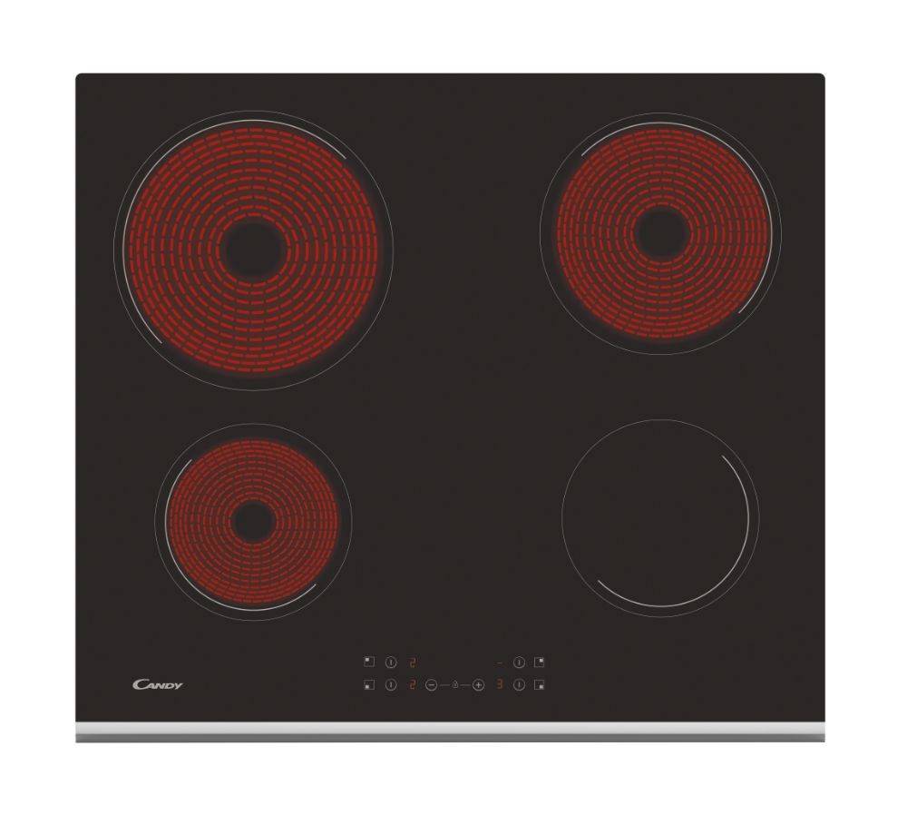 Candy Timeless CH64XB Nero Da incasso Ceramica 4 Fornello(i)-1