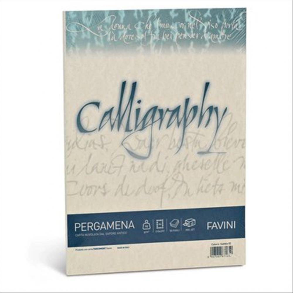 Carta Calligraphy A4 gr.90 fg.50 sabbia-2
