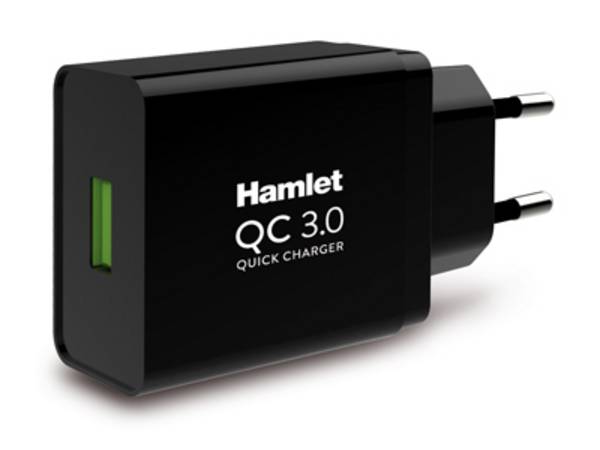 HAMLET Alimen.USB 3.0 Quick Charger 18W