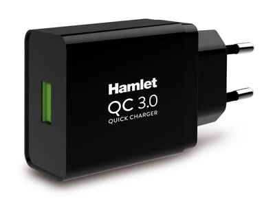 HAMLET Alimen.USB 3.0 Quick Charger 18W-0