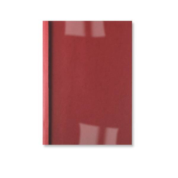 Cartelline termiche Business Line - 3 mm - leather rosso - GBC - scatola 100 pezzi-1