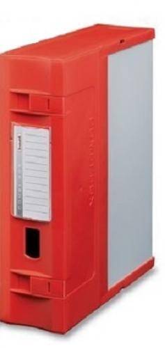 Scatola Archivio Combi Box E600 Fellowes - Dorso 9 - 29,8x36,2 cm - E600RO (Rosso)-1