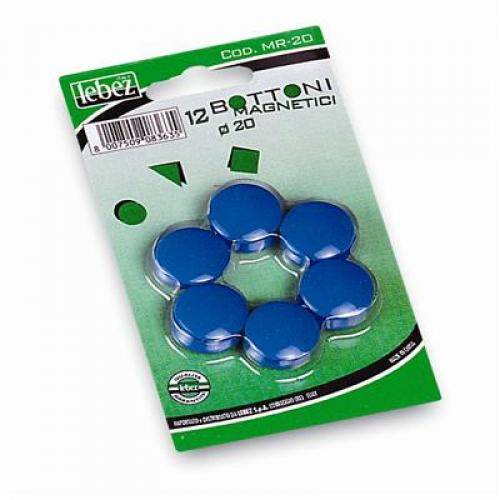 CF12 BOTTONI MAGN.BLU 20 MM BLIST.-1