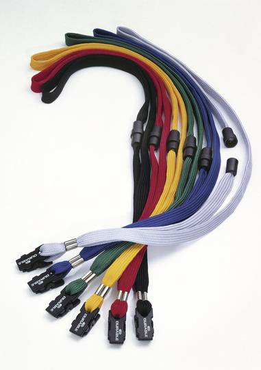 Cordoncino in Tessuto per Portabadge Durable - 44 cm - 8119-07 (Blu Conf. 10)-2