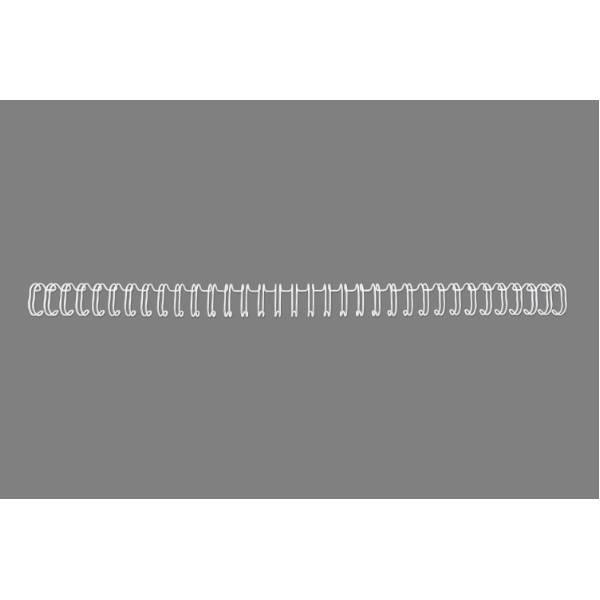GBC Spirali metalliche WireBind bianche 9.5 mm (100)-1