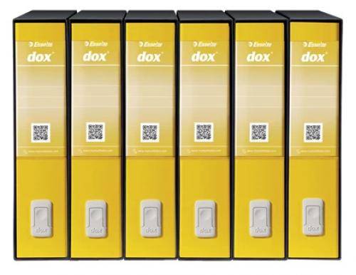 Rexel Dox 2 Registartore A Leva Formato A4+ Giallo-1