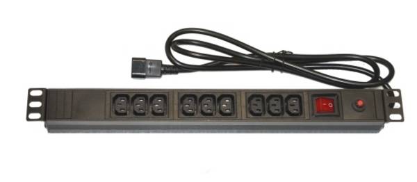 MULTIPRESA LINK PER ARMADI RACK 19" 9 PRESE FEMMINA IEC C13
