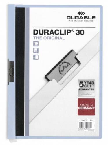 DURABLE Klemmmappe DURACLIP® 30 A4 25 ST 220006-1