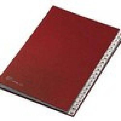 Fraschini Alphabetical Folders divisore Rosso Finta pelle 240 x 340 mm-1