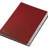 Fraschini Alphabetical Folders divisore Rosso Finta pelle 240 x 340 mm-2