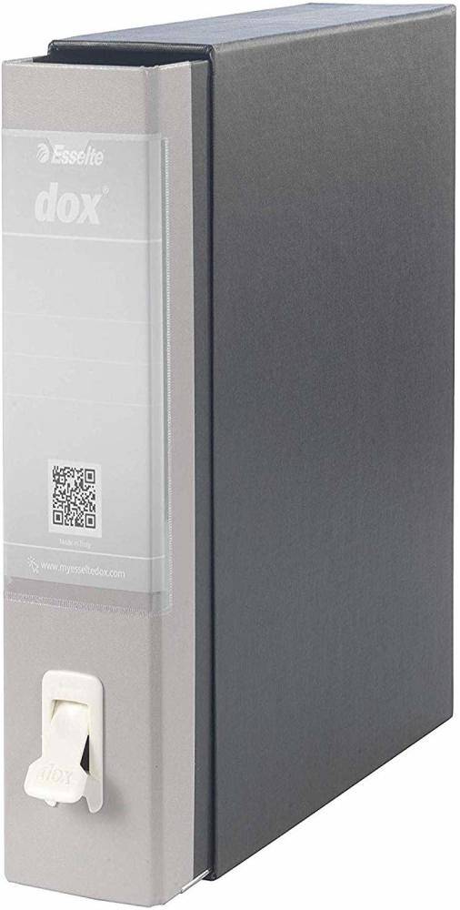 Esselte Dox 2 raccoglitore ad anelli A4 Grigio-1