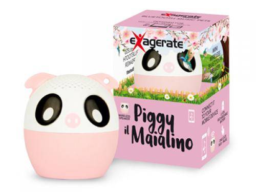 Hamlet XBTPET-PIG altoparlante portatile e per feste Altoparlante portatile mono Nero, Rosa, Bianco 4 W-1