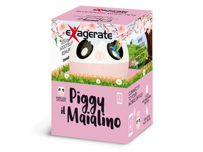 Hamlet XBTPET-PIG altoparlante portatile e per feste Altoparlante portatile mono Nero, Rosa, Bianco 4 W-2
