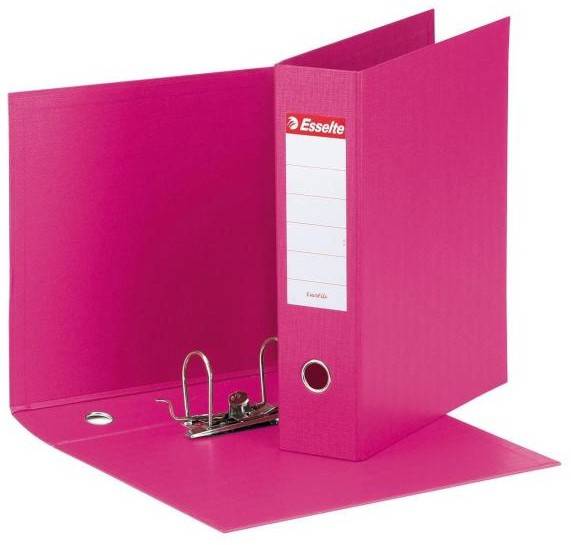 Registratore Eurofile G55 Esselte - Protocollo - Dorso 8 - 23x33 cm - 390755900 (Fucsia)-1