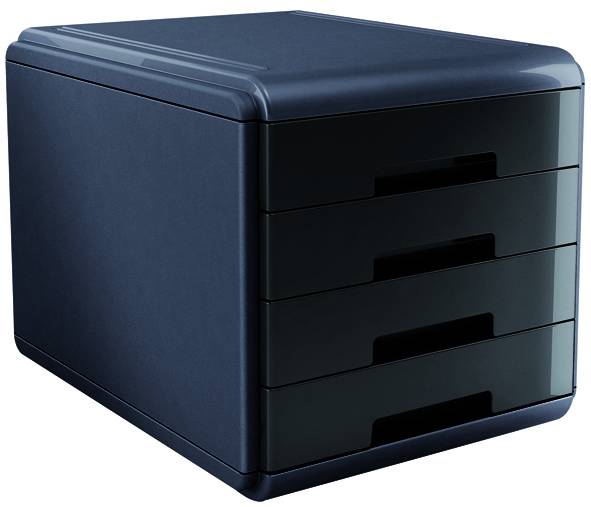 ARDA Cassettiera MyDesk 4 Cassetti My Desk Nero-1