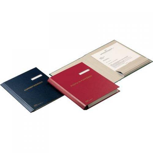 Fraschini Document Folder 600 Finta pelle Rosso 340 x 240 mm-1